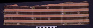 Thumbnail of Artifact Remnant: Textile, Brocaded Satin Sample (1925.02.0222)