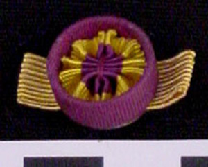 Thumbnail of Rosette for Medal: Order of Civil Merit-Mugunghawa (1977.01.0079C)