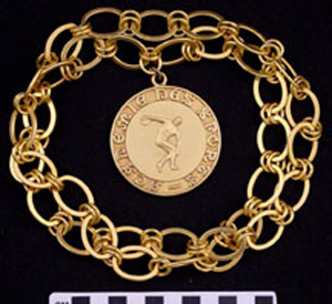 Thumbnail of Medallion on chain (1977.01.0466A)