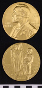Thumbnail of Nobel Prize Medal for Physics Presented to John Bardeen (1991.04.0060H)