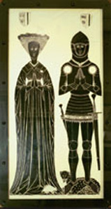 Thumbnail of Brass Rubbing: Sir John and Joan Peryent (1997.05.0010)