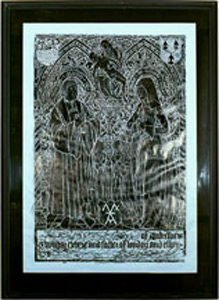 Thumbnail of Brass Rubbing: Andrew Evyngar, Elyn and children (1997.05.0023)