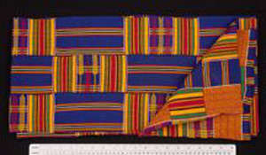 Thumbnail of Kente Cloth Chief’s Scarf by Paul Asabere (2002.07.0001)