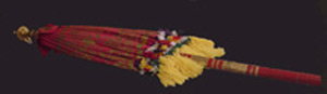 Thumbnail of Barong Dance Costume: Parasol Pole (2002.17.0005A)