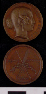 Thumbnail of Medallion: Virginie Ancelot (1900.79.0006)
