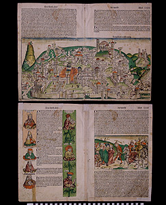 Thumbnail of Folio: Schedel’s Chronicle, Sack of the Temple of Jerusalem (1928.10.0001)