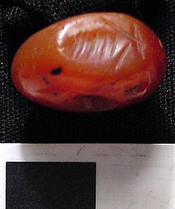 Thumbnail of Seal Carnelian Stone (1929.01.0004)