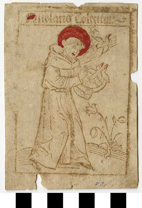 Thumbnail of Woodcut Print:  St. Nicholas of Tolentino (1936.02.0009)