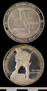 Thumbnail of Commemorative Coin: Daniel Boone Bicentennial (1969.17.0001)