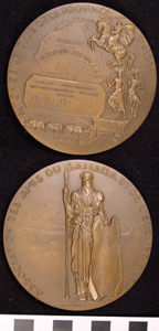Thumbnail of Prize Medal: Algerian Automobile Club Race (1971.15.2591)
