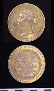 Thumbnail of Medal: Isabella II, Hispano-Moroccan War (1971.15.2895)
