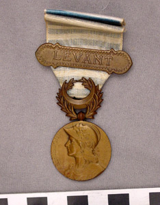 Thumbnail of French Levant Campaign Medal (1971.15.3252)