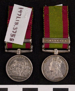Thumbnail of Afghan War Campaign Medal (1971.15.3758)