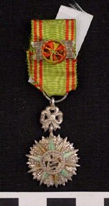 Thumbnail of Medal: Order of Nichan Iftikhar (1971.15.3762)
