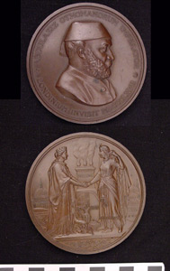 Thumbnail of Commemorative Medal: Reception of Abdul Aziz to City of London (1971.15.3767)