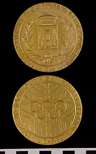 Thumbnail of Commemorative Medal for VII Winter Olympics in Cortina D