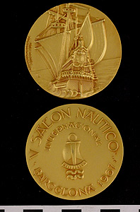 Thumbnail of Commemorative Medal for the V International Boat Show in Barcelona (1977.01.0038A)