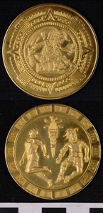 Thumbnail of Commemorative Medal for XIX Summer Olympics in Mexico City  (1977.01.0044)