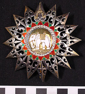 Thumbnail of Pin for Medal: Knight Commander of the Most exalted Order of the White Elephant (1977.01.0061B)