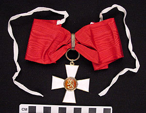Thumbnail of Medal: Commander First Class, Order of Lion of Finland (1977.01.0073A)