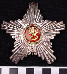 Thumbnail of Medal: Commander First Class, Order of Lion of Finland  (1977.01.0073B)