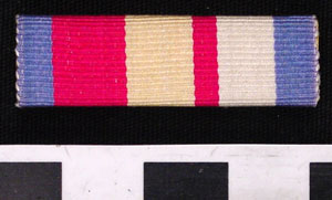 Thumbnail of Ribbon Bar for Medal: Order of the Cultural Merit of the Republic of Korea (1977.01.0078B)