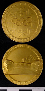 Thumbnail of Medal: Italian Olympic Committee (1977.01.0419A)