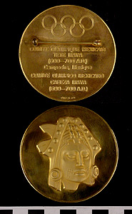 Thumbnail of Medal, Pin: Mexican Olympic Committee (1977.01.0432)