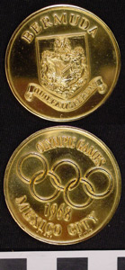 Thumbnail of Olympic Gold Medal: Bermuda at the 1968 Olympic Games in Mexico City (1977.01.0545A)