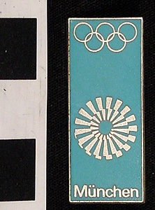 Thumbnail of Commemorative Pin for XX Summer Olympics in Munich (1977.01.1059T)