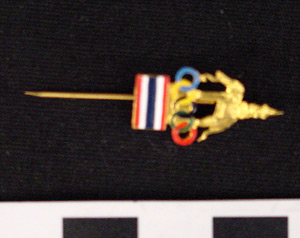 Thumbnail of Commemorative  Stick Pin for Olympics: Thailand (1977.01.1080D)