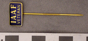 Thumbnail of Commemorative Stick pin: "I.A.A.F. Veteran" (1977.01.1094B)