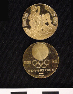 Thumbnail of Commemorative Olympic Medal: 1964 Tokyo Olympics (1977.01.1706C)