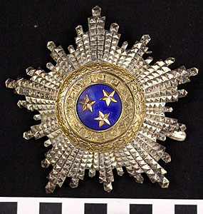 Thumbnail of Medal, Badge: Order of the Three Stars (1986.24.0003C)