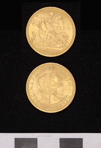 Thumbnail of Coin: British Sovereign (1987.03.0008)