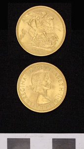 Thumbnail of Coin: British Sovereign (1987.03.0009)
