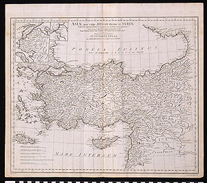 Thumbnail of Map: Asiae quae vulgo Minor dicitur et Syria Tabula Geographica (1989.11.0004)