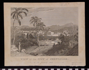 Thumbnail of Map: View of the City of Jerusalem (1990.13.0004)