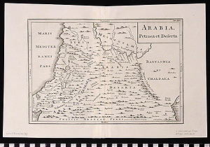 Thumbnail of Map: Arabia, Petraea Et Deferta (1991.18.0005)