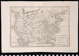 Thumbnail of Map: Macedonia, Thessalia, Epirus (1991.18.0010)