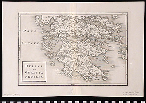 Thumbnail of Map: Hellas Five Graecia Propria (1991.18.0014)