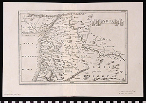 Thumbnail of Map: Syria (1991.18.0016)