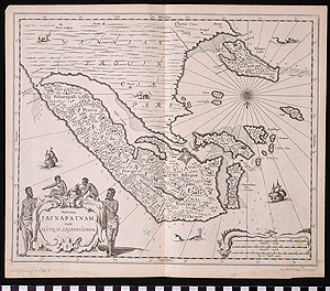 Thumbnail of Map: Jaffna, Ceylon  (Sri Lanka) (1991.18.0020)
