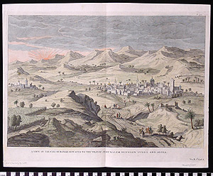 Thumbnail of Engraving: Ramah, City of, Landscape (1991.18.0028)