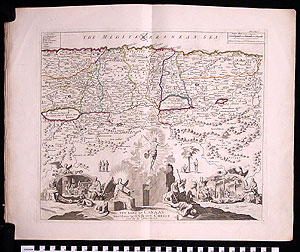 Thumbnail of Map: The Land of Canaan Traveled over by O. S. Jesus Christ and by His Apostles, luke i (1991.18.0046)