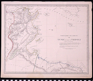 Thumbnail of Map: Tunis and Tripoli, Barbary (1991.18.0070)