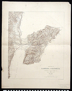 Thumbnail of Map: Portion of Eastern Palestine (1991.18.0073)