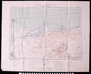 Thumbnail of Map: Sinai Peninsula, Sheet 1 (Port Said) (1991.18.0080)