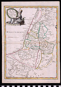 Thumbnail of Map: Mer Mediterranee, La Palestine   (1991.18.0119)