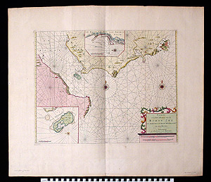 Thumbnail of Map:  Caarte van het inkomen van de roode zee van aden door de straat babelmandel (1992.08.0039)